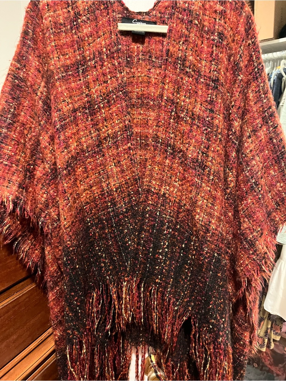 Beautiful knitted shaw sweater